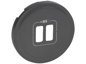 CELIANE Plakietka do gniazd USBx2 5V- grafitowa 067956 LEGRAND