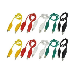 Crocodile Wires 10pcs Set - 5 Colors