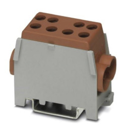 Złączka szynowa Phoenix Contact poziomy: Pojedynczy 8 → 2AWGŚruba UDB 2X35/25 BN 125A 1 kV