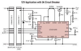 Hot Swap Controller with IC Compatible Monitoring