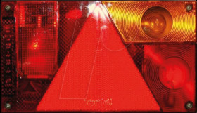 Trailer rear light, 5 functions, right