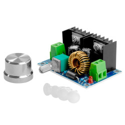 XH-M401 DC-DC Step Down Buck Converter XL4016E1, adjustable 4-40V to 1.25-36V 8A compatible with Arduino
