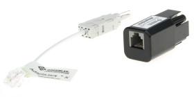 Testery sieci telekomunikacyjnych – Wtyk RJ11, typ: Przejściówka z RJ11 na wtyk Krone,