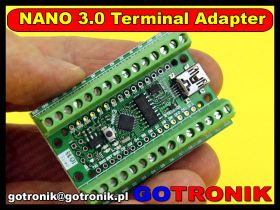 Atmega328P Nano 3.0 CH340 USB + Terminal Adapter