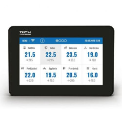 TECH M-9R - Panel kontrolny do listwy L-9R przewodowy kolor czarny