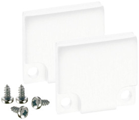 Barthelme 62398613_9010 BARdolino Zestaw zaślepek aluminium (D x S x W) 3 x 18.4 x 19.7 mm 2 szt.