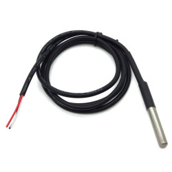 Czujnik Temperatury DS18B20 1m TYP2, Z przewodem 1m, Wodoodporny