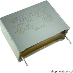 F17724224000 MKT 220nF 440VAC X2 10% R27.5 VISHAY