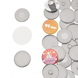 Przypinki magnetyczne piny 44mm zestaw 50 szt.