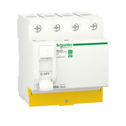 RCCB, Typ AC, 4-biegunowy, 40A, 30mA, Schneider Electric Typ AC, R9PR Resi9 CE 400V