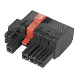 Weidmüller 1157220000 Obudowa złącza pin żeńskiego na kabel BVF 7.62HP/05/180MF3 BCF/04R SN BK BX, wire-to-board, piny:
