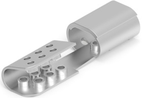 Foil connector, uninsulated, 5.0-6.0 mm², AWG 10, 25.7 mm, 1-332006-2