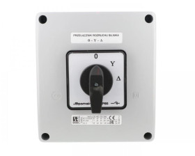 Łącznik krzywkowy 80A przełącznik rozruchowy trójfazowy 0 Y A w obudowie OB18 SK80-4.831\OB18