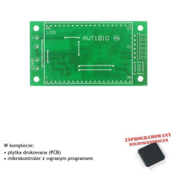Uniwersalny licznik impulsów z LCD - PCB i mikroprocesor do projektu AVT 1810