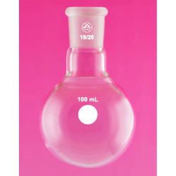 A PLUS Round Bottom Flask Single Neck 100ml, 19/26