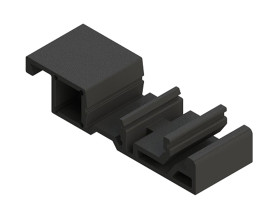 Zacisk do szyny DIN Zacisk do szyny DIN CDR BRACKET PA66 Szyna DIN do profilu G 32 mm, Szyna DIN Mini Top Hat 15 mm,