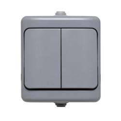 BRYZA Łącznik hermetyczny świecznikowy IP54 szare 180005