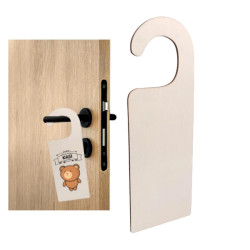 Zawieszka Drewniana Do Drzwi Pokoju Tabliczka Sklejka Do Ozdabiania 22,5x8
