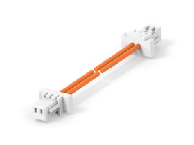 Kabel przewód-płytka, 30 V, raster: 2.5mm, 300mm, Pomarańczowy