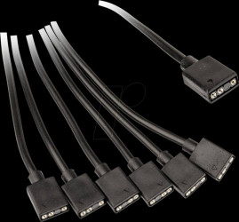 PGW-AC-KOL-081 Kolink ARGB 1-6 splitter cable, 30 cm