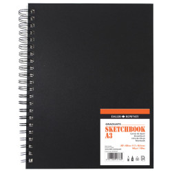 Daler Rowney Hard Back Jumbo Spiral Sketch Book A3