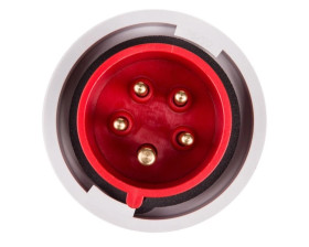 Wtyczka przenośna 16A 5P 400V czerwona IP67 SHARK 0152-6