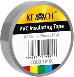 TaĹma klejÄca izolacyjna 0,13x19mm 10yd szara