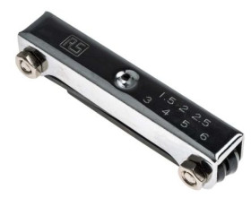 Zestaw kluczy imbusowych, 1,5 2 2,5 3 4 5 6 mm, 7 szt. 1.5mm, RS PRO