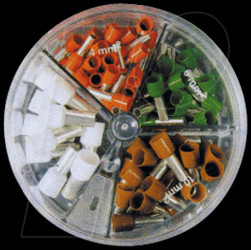 Assortment of insulated 4.0 - 16mm² ferrules