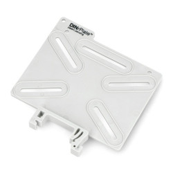 DUV1 - uniwersalne mocowanie na szynę DIN dla PCB, SBC, SSD - DINrPlate