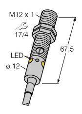 Czujnik dyfuzyjny Turck M12PFF25 3077190 1 szt.