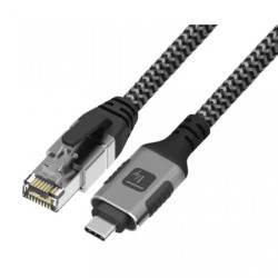 Kabel sieciowy USB-C na Gigabit Ethernet RJ45 ICOC U3C-RJ45-010 /1m/