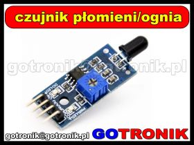 Minimoduł czujnika płomienia/ognia