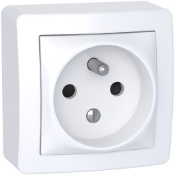 Gniazdo wtykowe Typ E - gniazdo francuskie natynkowe Schneider Electric 16A