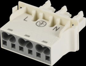 770-723/009-000 WINSTA® MIDI jack, 3-pin, with protruding mating face