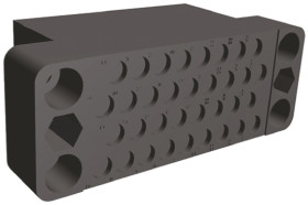 Obudowa 34 -pinowe 4 -rzędowe raster: 3.81mm Proste