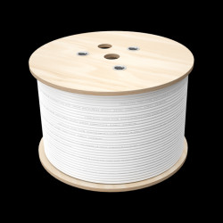 Przewód koncentryczny RG6 75 Om 1.02/4.55/6.86 PVC Eca Trishield 500m RGTec A-LAN KRT102A0PV500