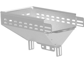 Kolanko redukcyjne KRLFJ100H60 lewegrubość blachy 1,0mm 167212 BAKS