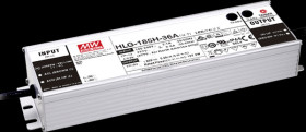 HLG-185H-24AB Switching Power Supply f. LED, 185 W, 24 V DC, 7800 mA