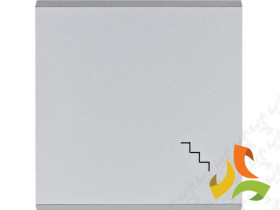 LUMINA Klawisz z symbolem "Schody" srebrny WL6032 HAGER