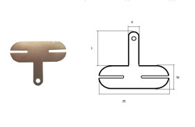 BLASZKA DO ZGRZEWANIA OGNIW 2x18650