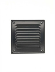 Kratka wentylacyjna z uchwytami 140x140 Grafitowa