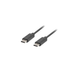 Przewód USB-C M/M 2.0 0.5M Czarny Lanberg
