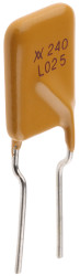 Bezpiecznik resetowalny 0.25A Littelfuse 240V dc