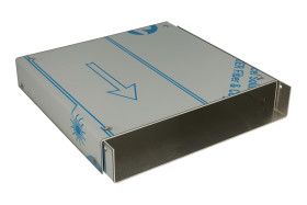 Obudowa; uniwersalna; ZR250.260.90 RAW; aluminium; 260mm; 90mm; 250mm; naturalny; uchwyty montażowe; trapezowa; Kradex; RoHS