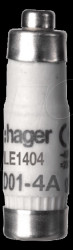 LE1404 Fuse insert D01 E14, 4 A, 400 V, gG, with indicator