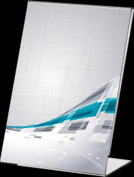 Table-top display stand, DIN A6, acrylic