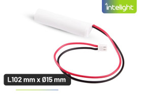 Pakiet akumatorów NiCd 2,4V 600mAh do oprawy Punto Led (przed 2016r.) - L102 x Ø15 / 93343