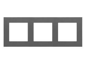 SIMON 55 Ramka 3 potrójna LINE grafitowy mat TR3/116 KONTAKT SIMON