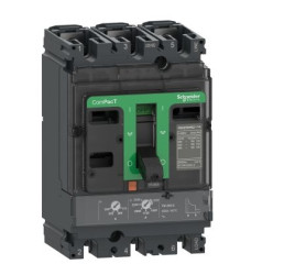 Wyłącznik kompaktowy MCCB, 3-biegunowy, 80A, Stałe, Schneider Electric, NSX160H